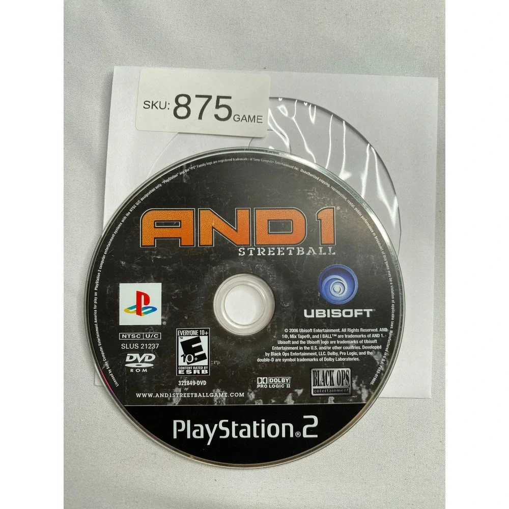 AND1 Streetball Sony PlayStation 2